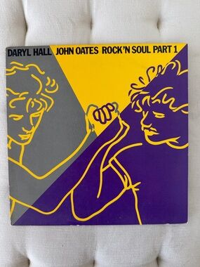 Daryl Hall & John Oates 1983 Rock 'N Soul Part 1 Vinyl Record & Calendar Poster